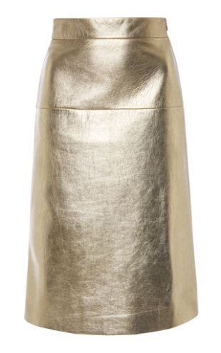 prada metalic high rise knee
